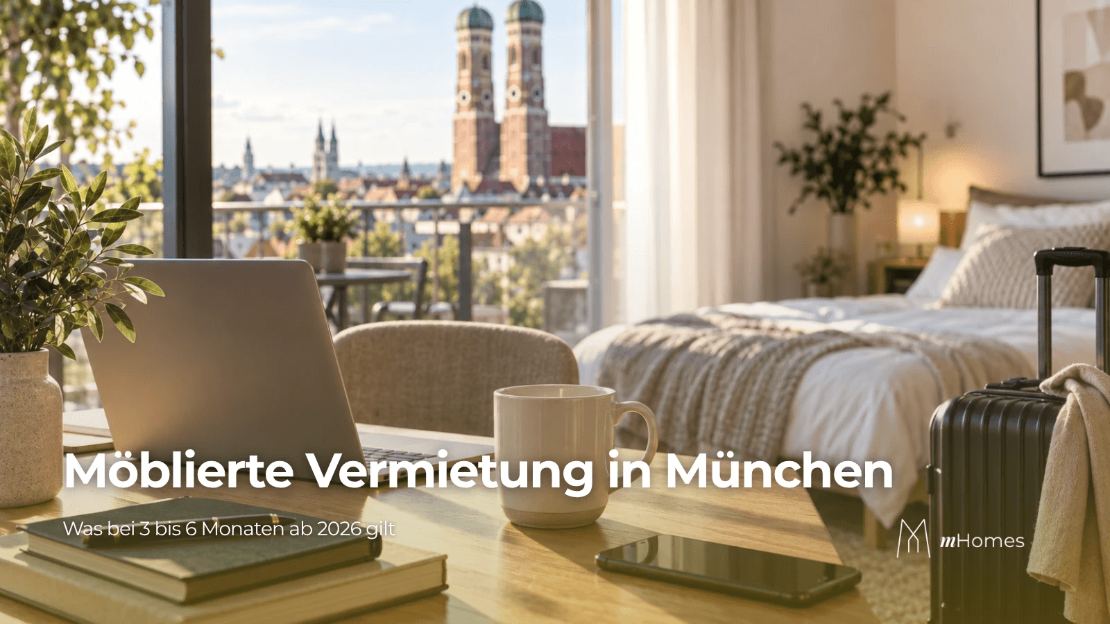 Möblierte Wohnung in München mit Registrierungsnummer für Kurzzeitvermietung